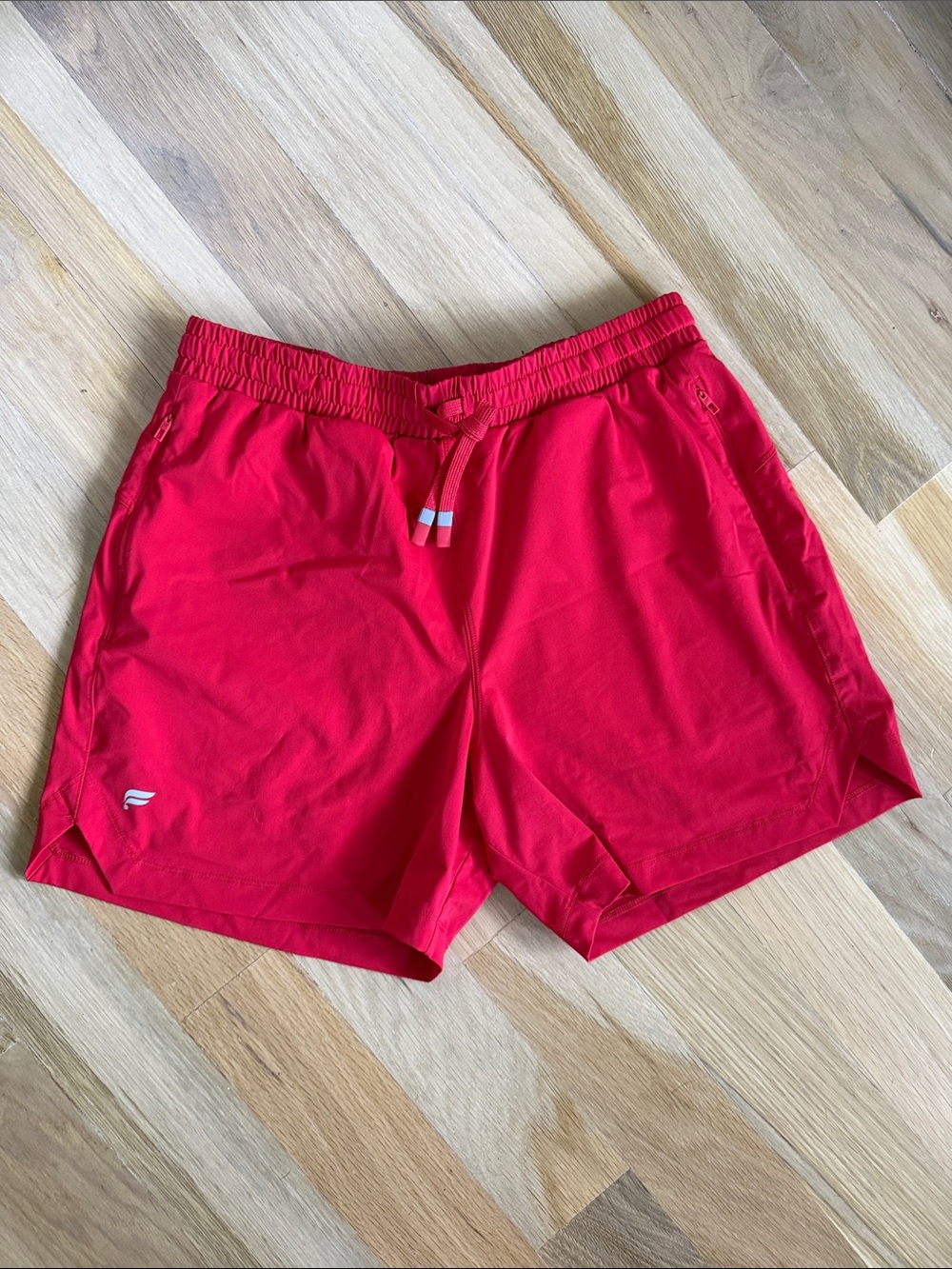 Fabletics Red Athletic Shorts